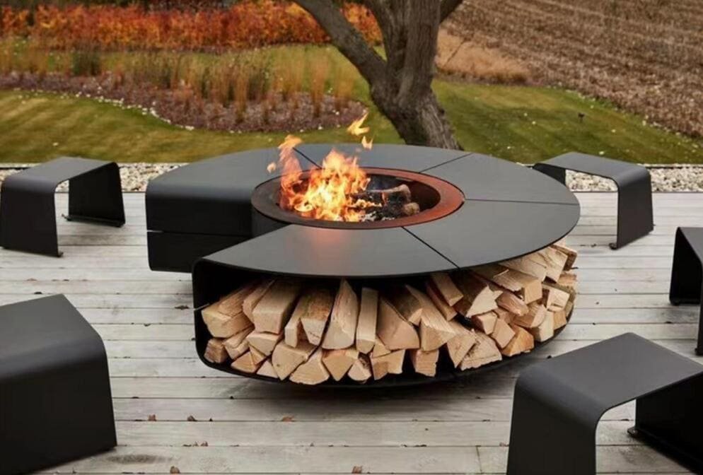 Garden Fire Pit Table