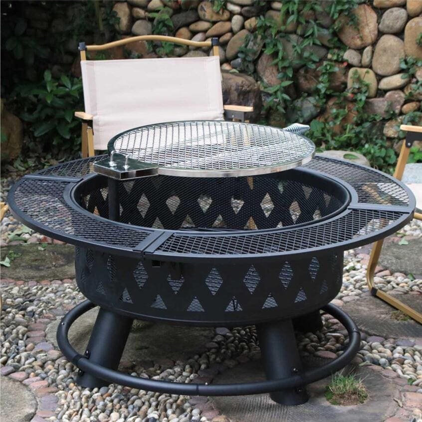 Portable Camping Fire Pit Grill